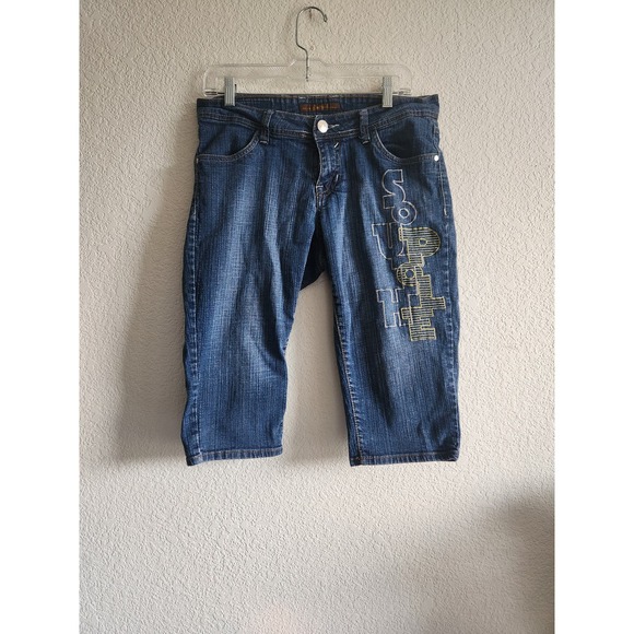 Y2k Southpole Womens Denim Capris 14